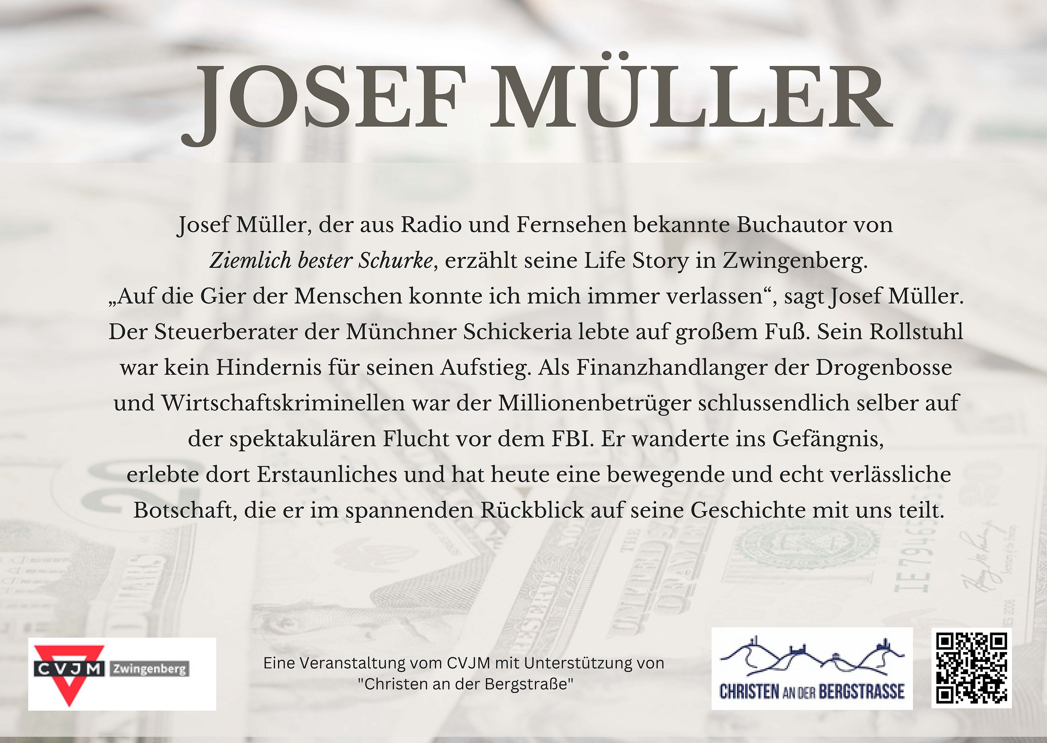 Josef Müller von FBI gejagt, von Gott gefunden - Text